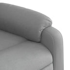 vidaXL Fauteuil de massage inclinable Tissu noir