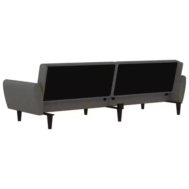 vidaXL Canapé-lit 2 places d'appoint Rembourré Causeuse Convertible Velours