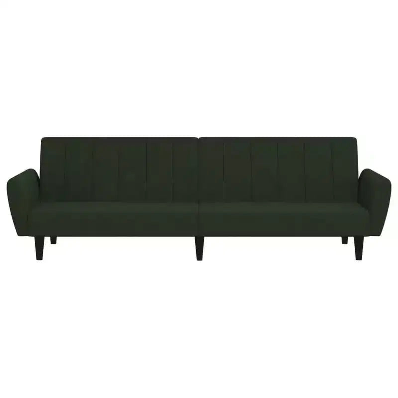 vidaXL Canapé-lit 2 places d'appoint Rembourré Causeuse Convertible Velours