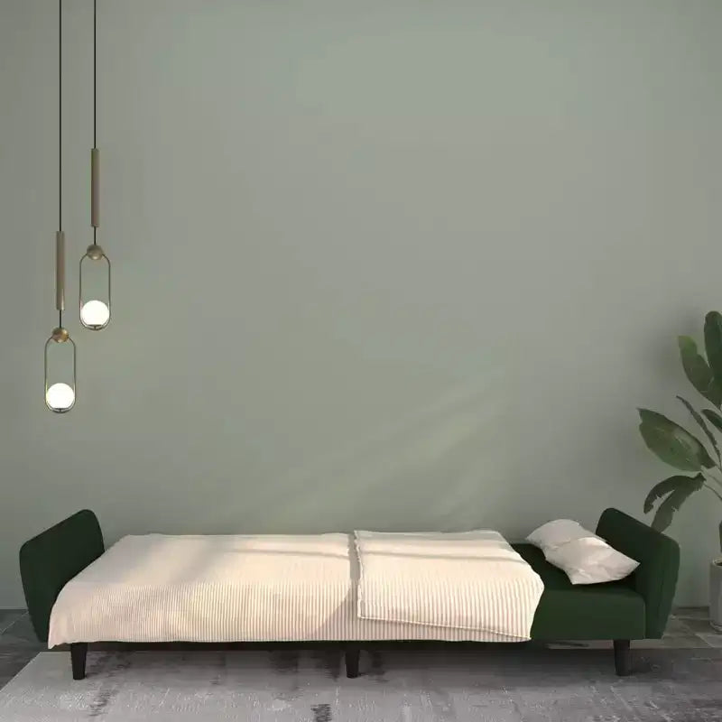 vidaXL Canapé-lit 2 places d'appoint Rembourré Causeuse Convertible Velours