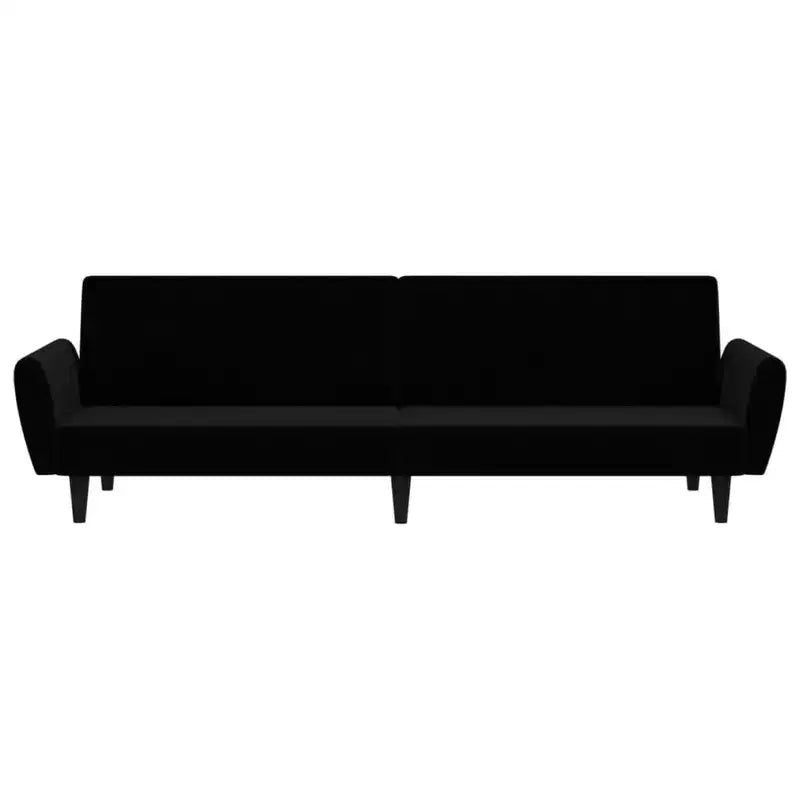 vidaXL Canapé-lit 2 places d'appoint Rembourré Causeuse Convertible Velours