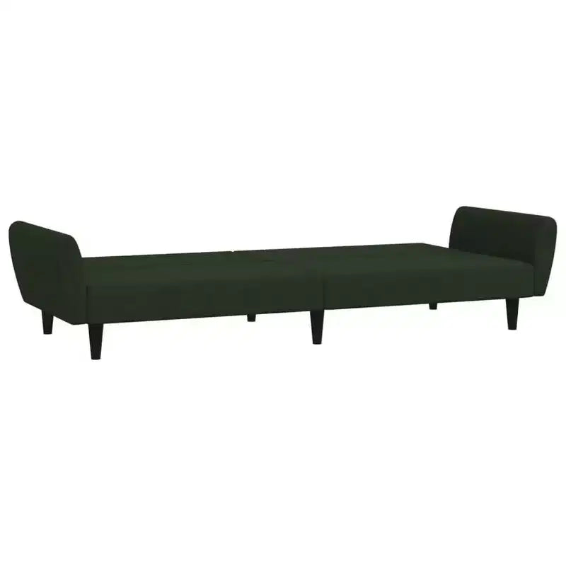 vidaXL Canapé-lit 2 places d'appoint Rembourré Causeuse Convertible Velours
