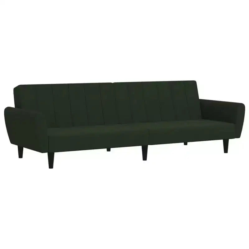 vidaXL Canapé-lit 2 places d'appoint Rembourré Causeuse Convertible Velours