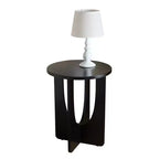 Kings Brand Furniture Table d'appoint ronde Theo Design moderne