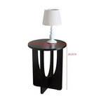 Kings Brand Furniture Table d'appoint ronde Theo Design moderne