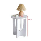 Kings Brand Furniture Table d'appoint ronde Theo Design moderne