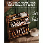 Meuble à chaussures étroit Acekool pour entrée, avec 2 tiroirs basculants, meuble de rangement pour chaussures dissimulé