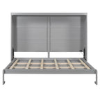 Lit escamotable Queen Size avec mécanisme à double piston, sans sommier à ressorts