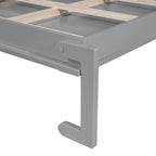 Lit escamotable Queen Size avec mécanisme à double piston, sans sommier à ressorts
