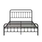 Cadre de lit en métal plateforme Queen Size