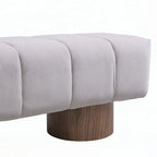 Banc ottoman d'entrée en bout de lit sans assemblage