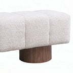 Banc ottoman d'entrée en bout de lit sans assemblage