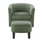 26.38 Fauteuil pivotant avec ottoman