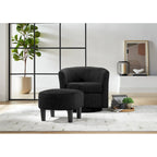 26.38 Fauteuil pivotant avec ottoman