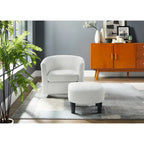 26.38 Fauteuil pivotant avec ottoman