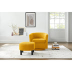 26.38 Fauteuil pivotant avec ottoman