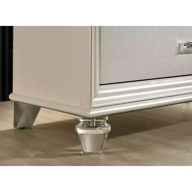Granite Chevet 2 Tiroirs Blanc Perle - HOMES: Inside + Out