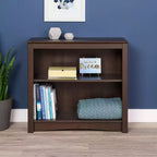 Étagère 2 tablettes 29 po expresso – Prepac : Tablettes réglables, fini laminé, composite de bois, capacité de 40 lb