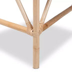 Lot de 2 tables d'appoint Jayden naturel/marron - bali & pari : tables gigognes triangulaires fabriquées en Indonésie
