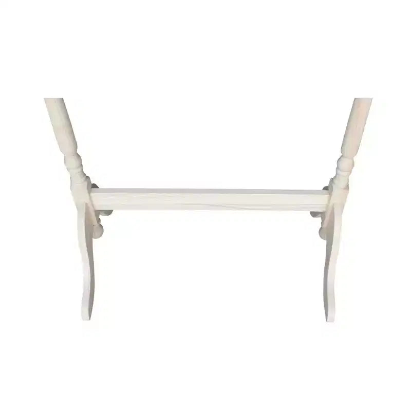Porte-Couvertures Non Fini - International Concepts : Rangement Couvertures en Bois Massif avec 3 Barres