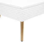 Table basse en bois contemporaine blanche - Olivia & May