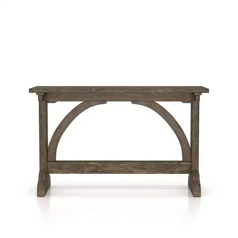Jobrin Double Pedestal Console Table Reclaimed Oak - miBasics