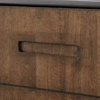 angelo:HOME Randy Buffet décoratif moderne Mid-Century Noir/Noyer