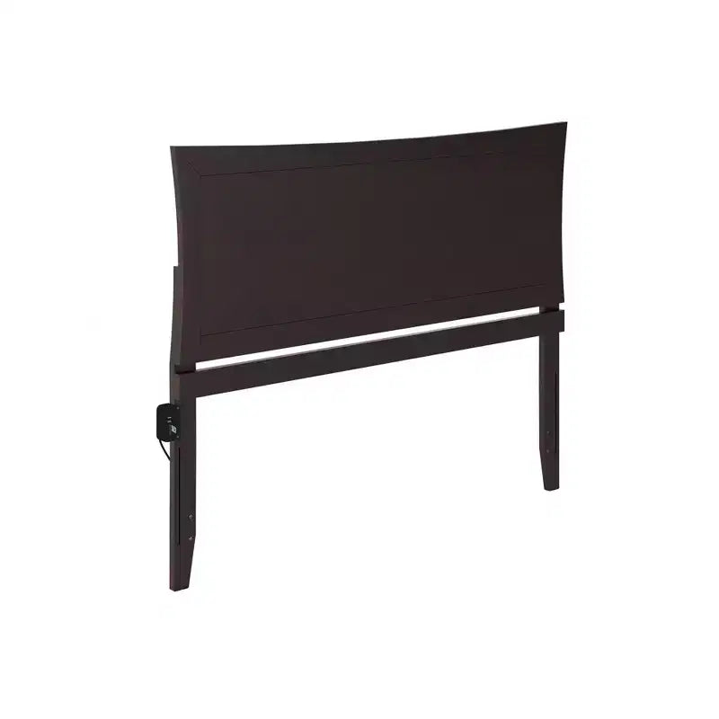 Tête de lit King Metro Espresso - AFI : Bois dur, Chargeur USB, Finition satinée, 80"x50"