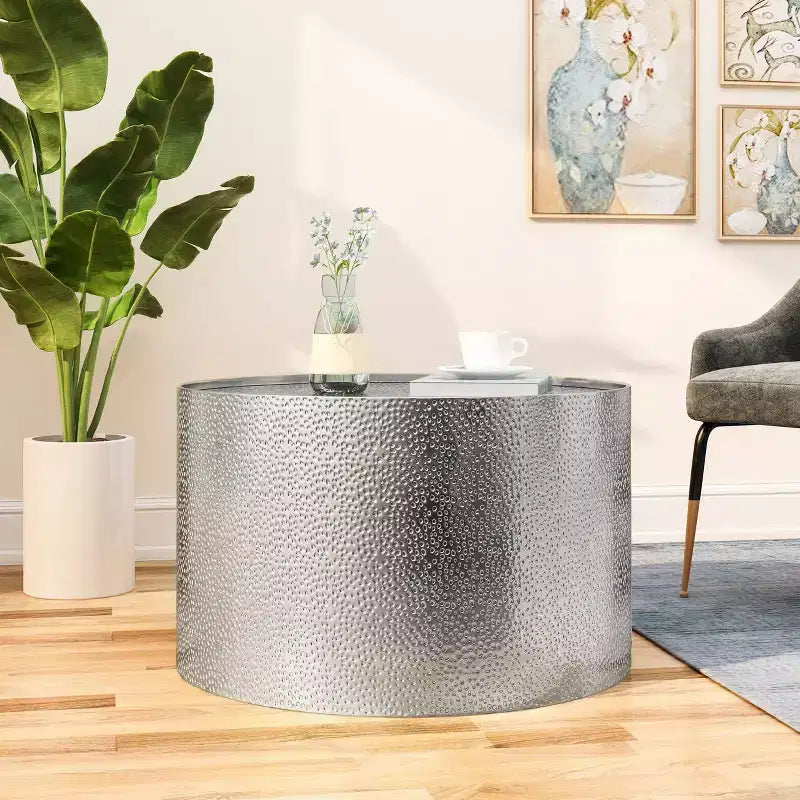 Table basse ronde moderne Braeburn - Christopher Knight Home
