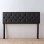Emmie Adjustable Upholstered Headboard with Diamond Tufting - Brookside Home