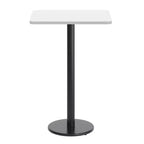 Plateau de table rectangulaire stratifié Flash Furniture 24'' x 30'' avec pied de table rond de 18'' de hauteur bar