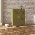 Meuble de rangement casier en métal 2 portes Shadwick RealRooms