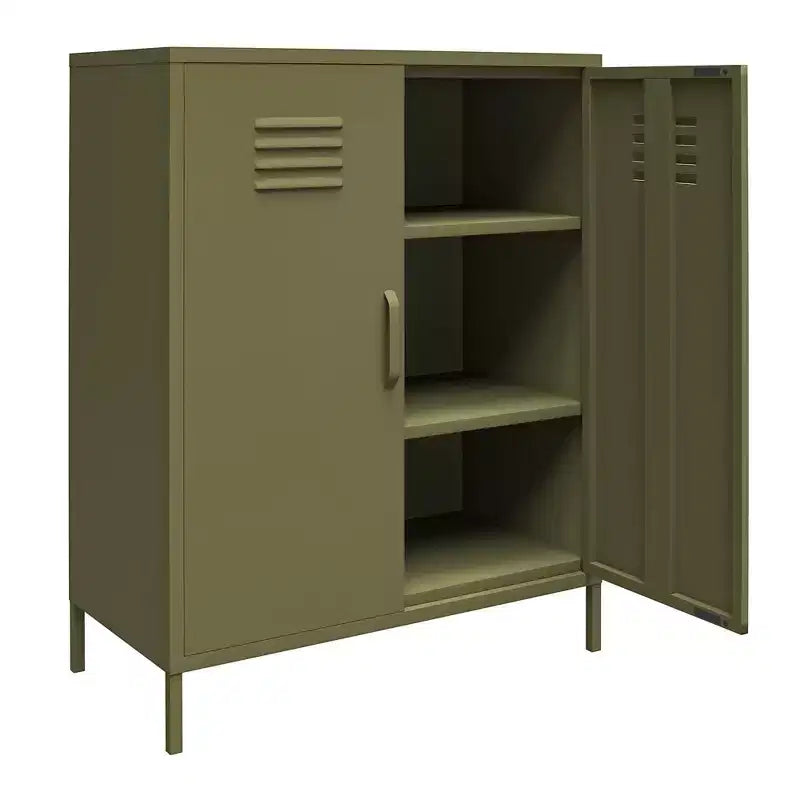 Meuble de rangement casier en métal 2 portes Shadwick RealRooms