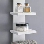 Étagère murale verticale étroite 30 x 6 - Danya B.