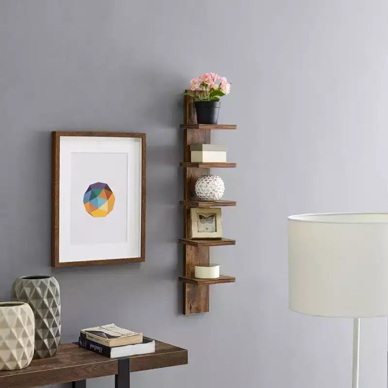 Étagère murale verticale étroite 30 x 6 - Danya B.