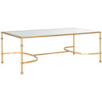 Table basse Lucille - Or/Verre - Safavieh