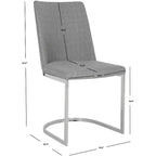 Chaise d'appoint en lin Parkston 18 H (lot de 2) - FOX2013 - Safavieh Couture