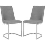 Chaise d'appoint en lin Parkston 18 H (lot de 2) - FOX2013 - Safavieh Couture