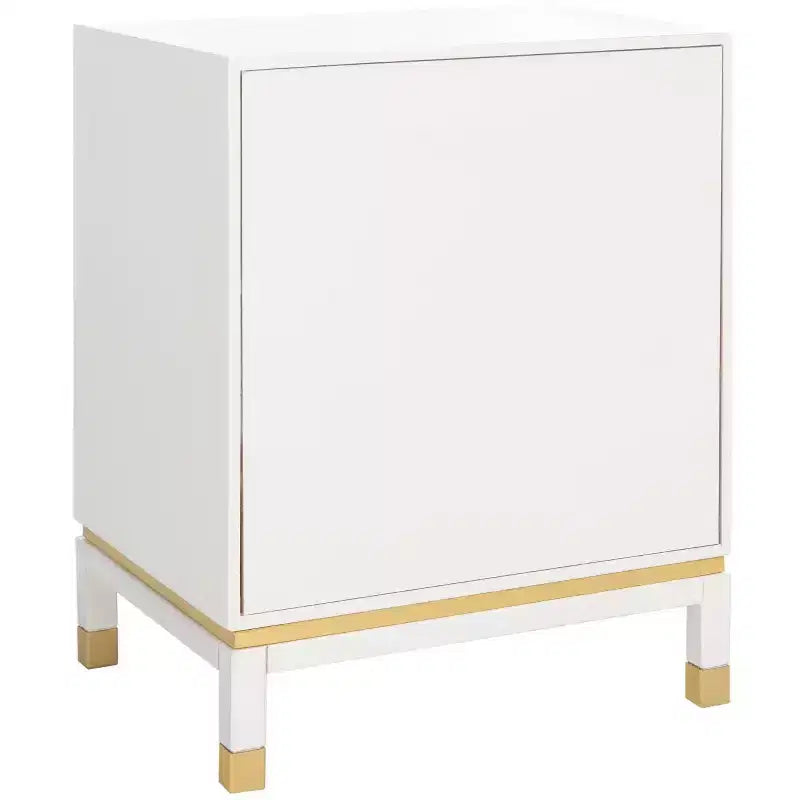 Table d'appoint à 3 tiroirs Baskin - ACC6605A - Blanc - Safavieh