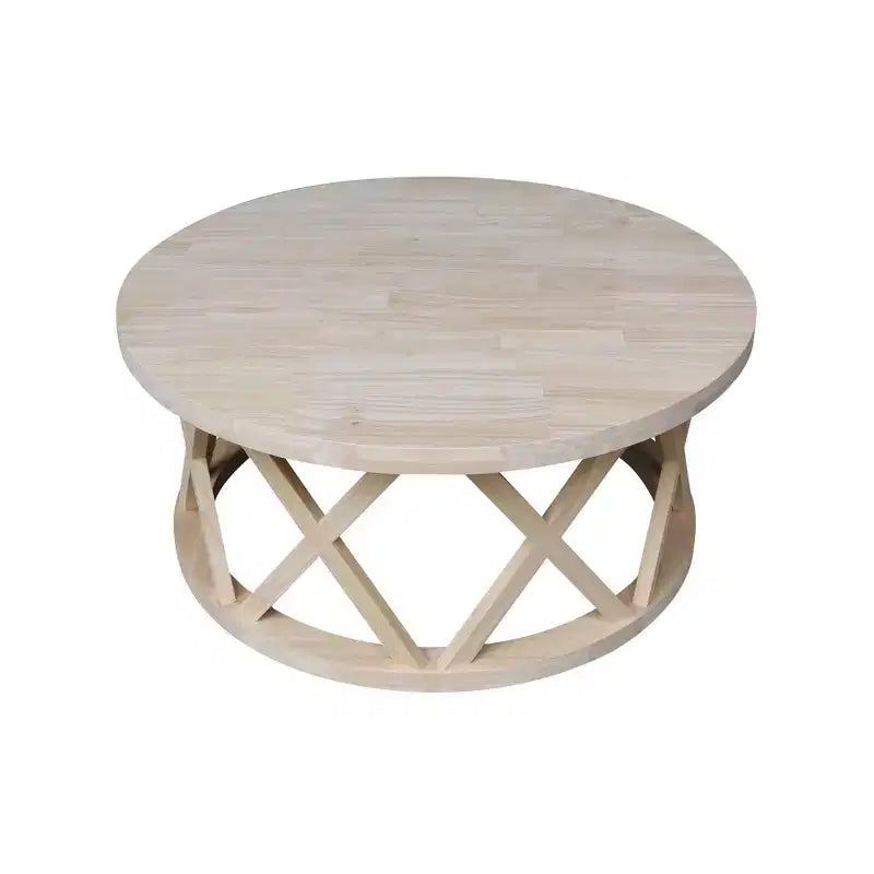 Table basse ronde Ceylon 40 po – International Concepts