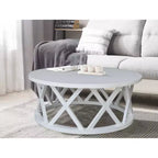 Table basse ronde Ceylon 40 po – International Concepts