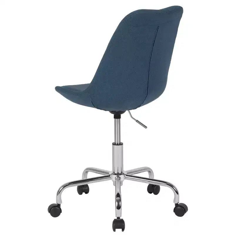Chaise de bureau pivotante Merrick Lane avec assise pivotante réglable en hauteur, revêtement élégant