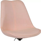 Chaise de bureau pivotante Merrick Lane avec assise pivotante réglable en hauteur, revêtement élégant