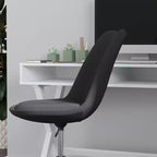 Chaise de bureau pivotante Merrick Lane avec assise pivotante réglable en hauteur, revêtement élégant