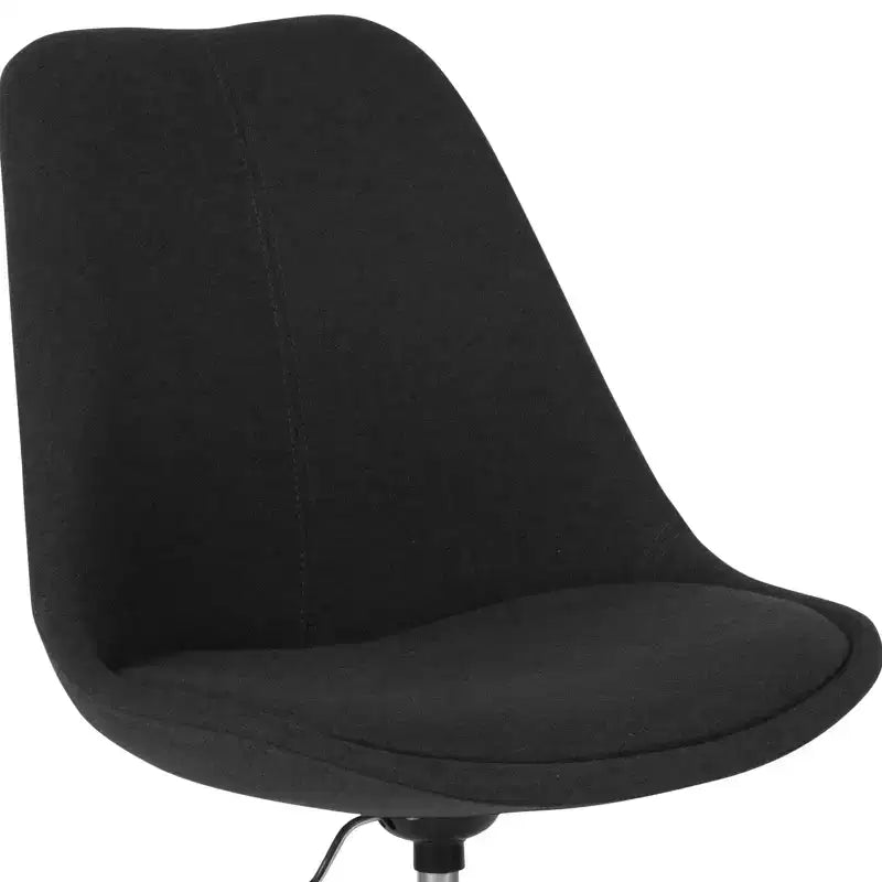 Chaise de bureau pivotante Merrick Lane avec assise pivotante réglable en hauteur, revêtement élégant