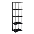 61.25 Breighton Home Brilliance Glass 5-Tier Storage Shelf