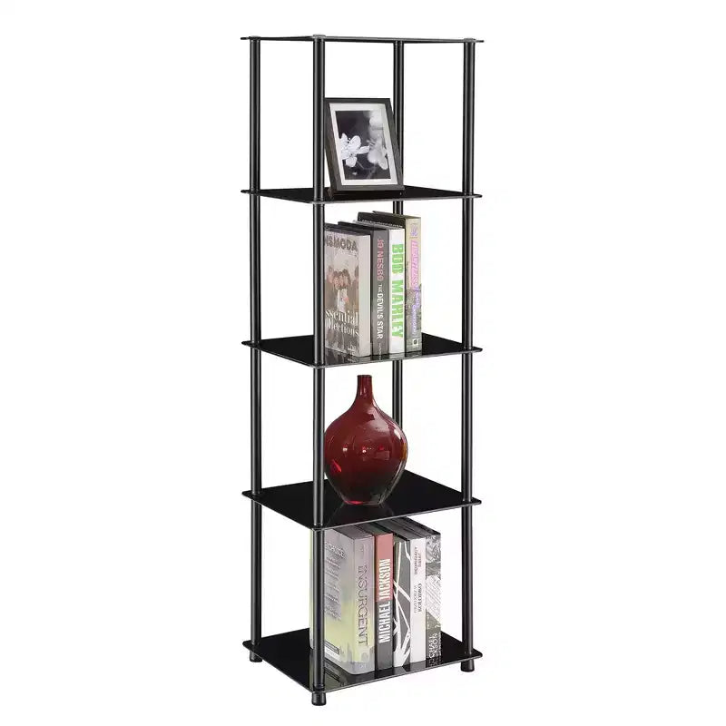 61.25 Étagère de rangement à 5 niveaux en verre Breighton Home Brilliance