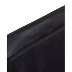 Panier à linge double en lin BirdRock Home avec couvercle et sac amovible - Noir