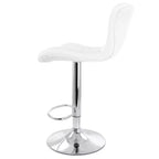 Lot de 2 tabourets de bar réglables en similicuir Elama