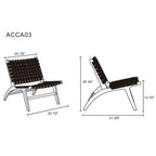 Fauteuil d'appoint en similicuir Maintenon - Manhattan Comfort